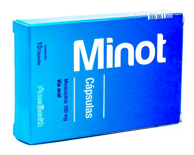 Minot, 100 mg, 10 capsulas