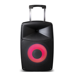 PARLANTE MOONKI MS-P112B 150W BLUETOOTH CON DOS MICROFONOS INALAMBRICOS