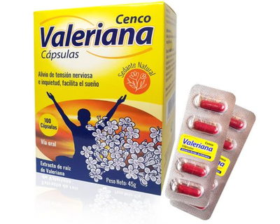 Valeriana, 1 de 25 blister con 4 cápsulas