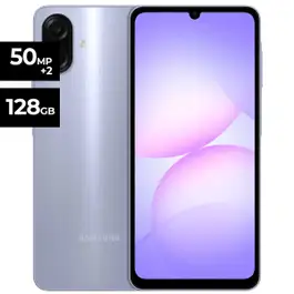 Kit Celular Samsung Galaxy A07 - 4GB - 128GB - Light Violet + Set de limpieza para smartphone