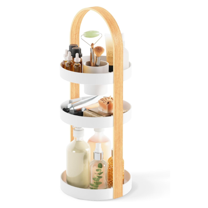 ORGANIZADOR COSMETICO BLANCO BELLWOOD MARCA UMBRA (028295351959)
