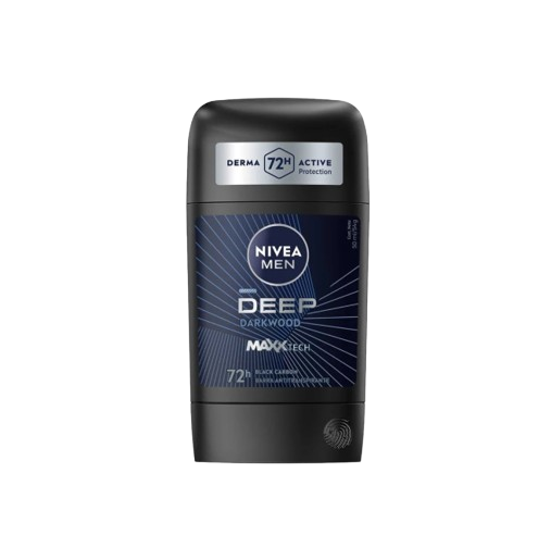 NIVEA DESODORANTE MASCULINO DEEP DARKWOOD BARRA 50ML