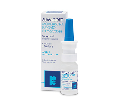 SUAVICORT SPRAY NASAL 50 MCG 150 DOSIS