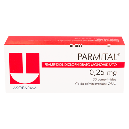 PARMITAL TABLETAS 0.25 MG
