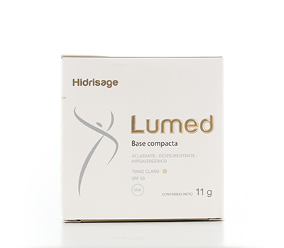 LUMED BASE COMPACTO TONO CLARO 11 GR