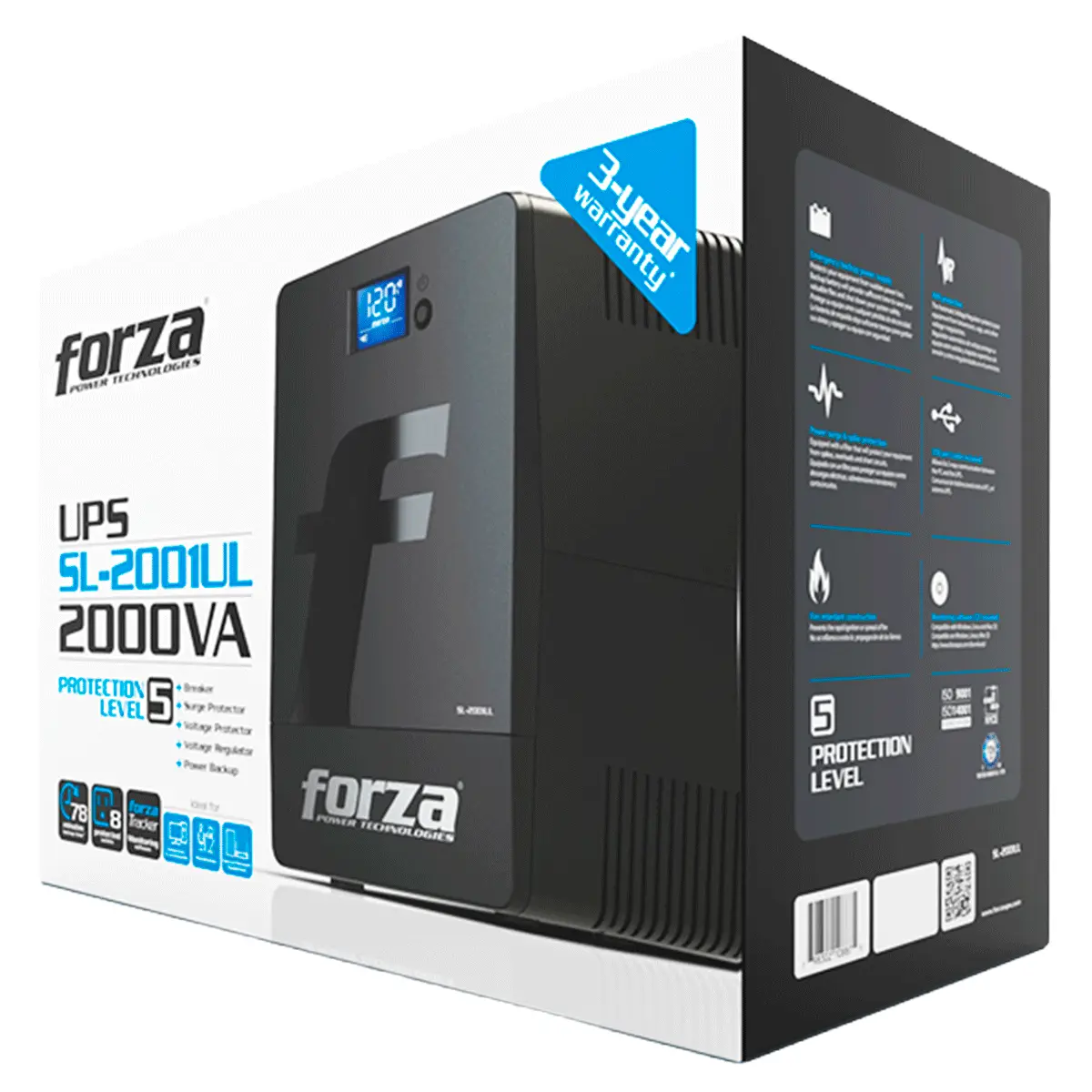 UPS FORZA SL-2001UL SAMART UPS 2000VA1200W