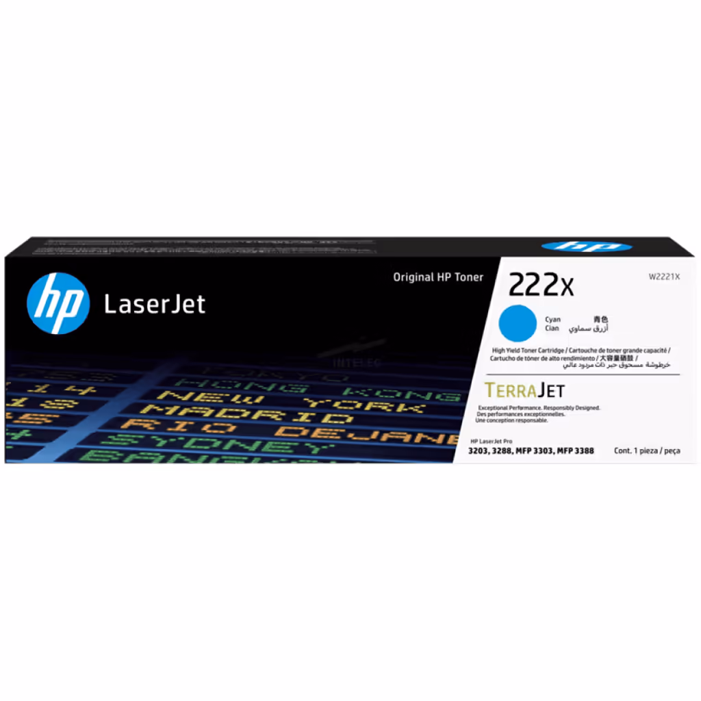 Toner HP 222X Cyan