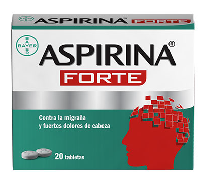 ASPIRINA FORTE TABLETAS VÍA ORAL