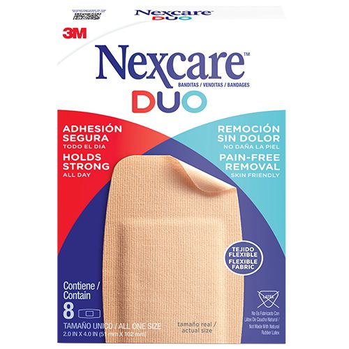 NEXCARE DUO CURITAS CODO Y RODILLO 8 UN