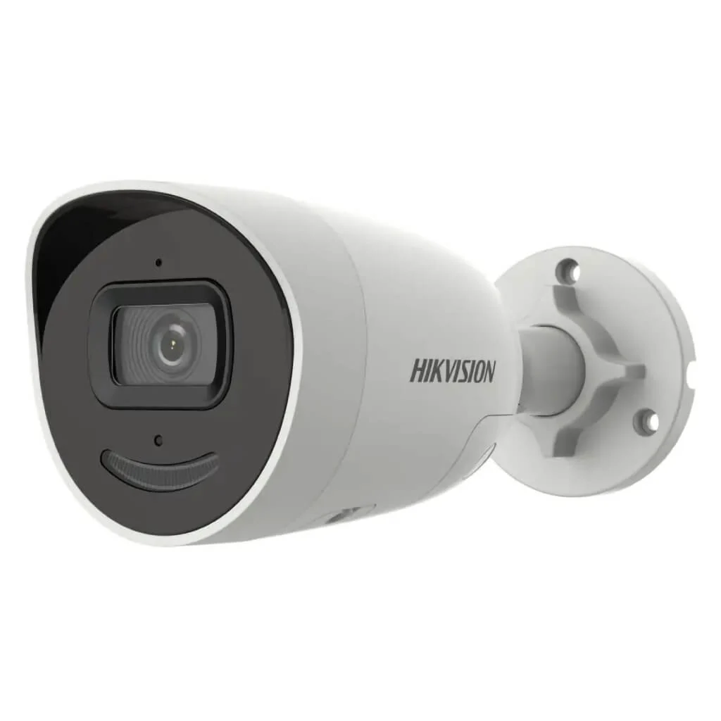 Hikvision Cámara de Seguridad Mini Bala Fija 4MP AcuSense para Exteriores, 2.8 mm