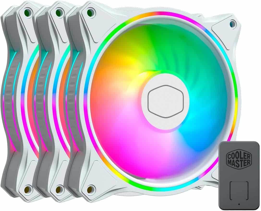 VENTILADOR COOLER MASTER MF120 HALO 3 EN 1 – BLANCO