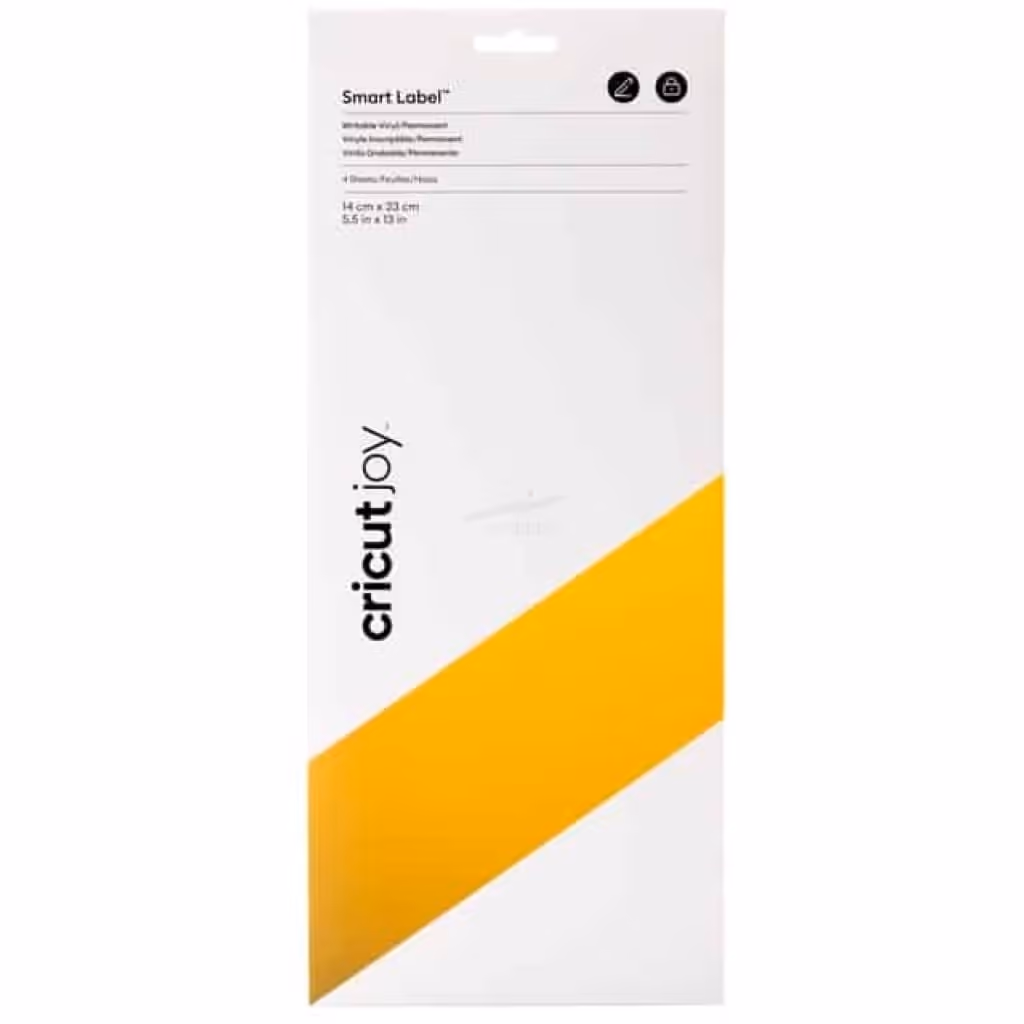 CRICUT VINIL SMART HOJA ETIQUETA GRABABLE – DORADO – 4 HOJAS – PERMANENTE