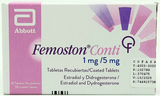 Femoston, conti 1/5 mg, 28 tabletas recubiertas