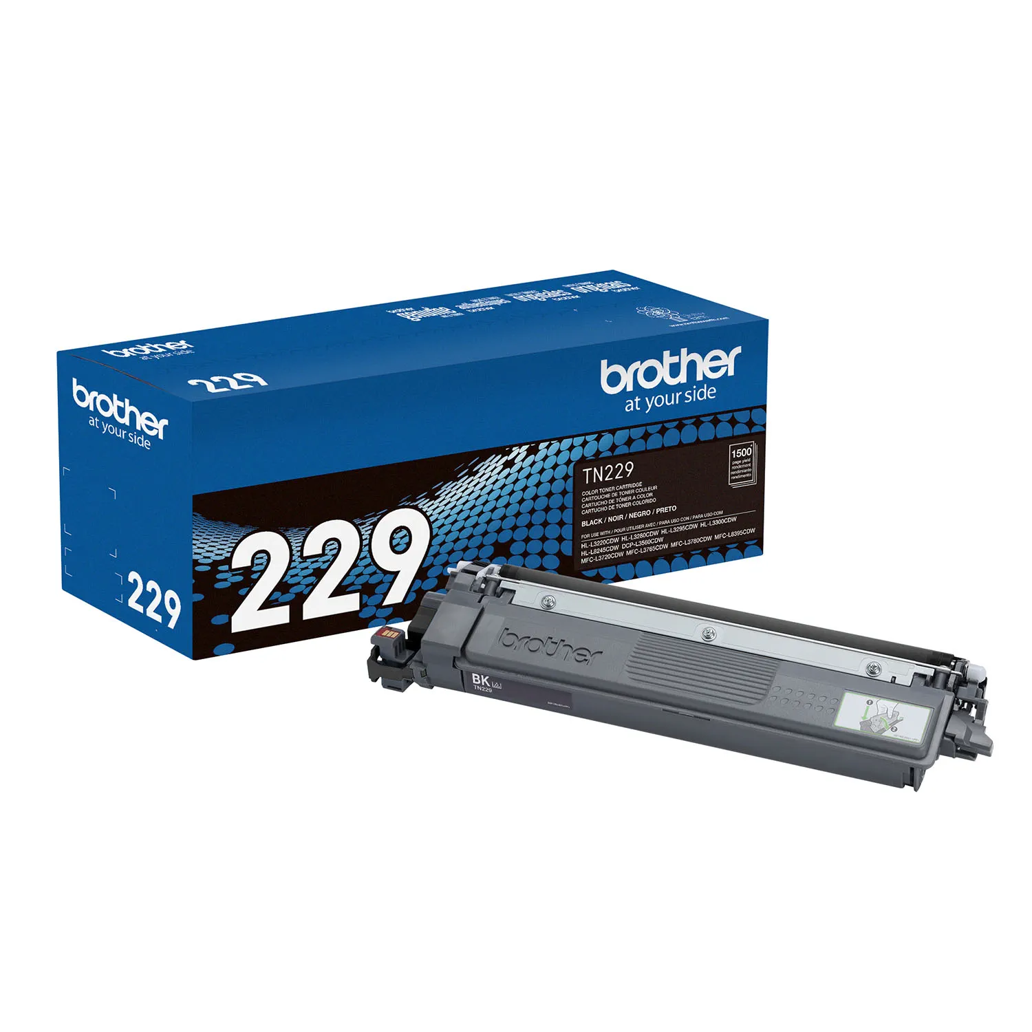 TONER BROTHER TN229BK RENDIMIENTO ESTANDAR HASTA 1.500 PAGINAS NEGRO