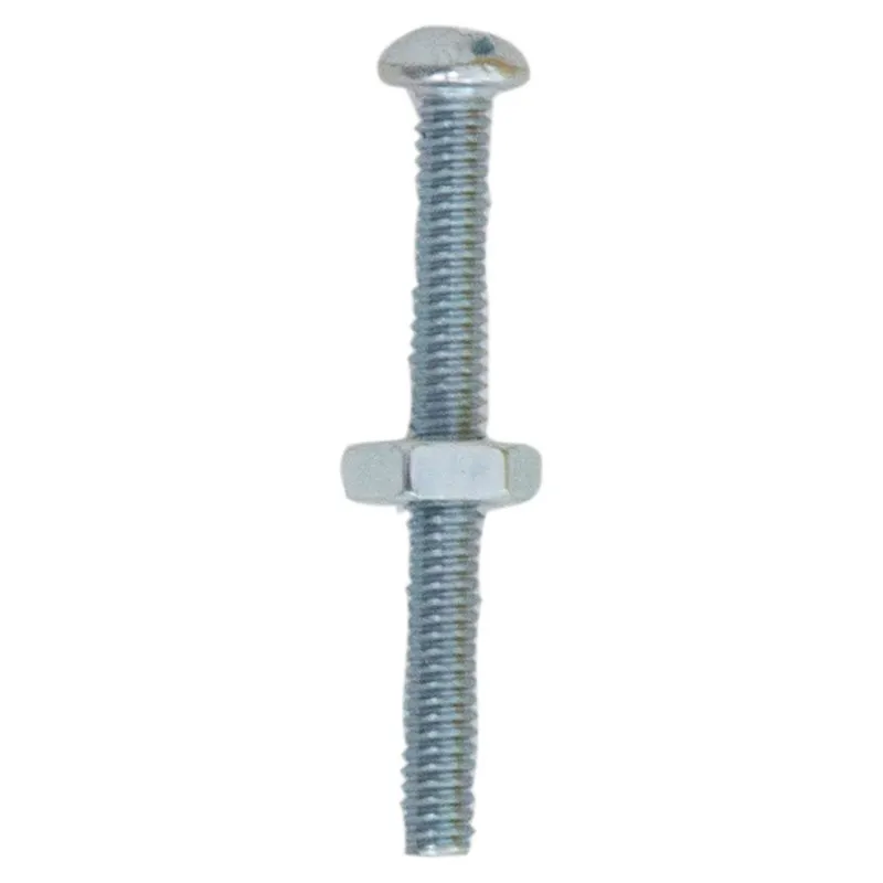 Tornillo estufa cabeza redonda 5/32" x 1 1/2" 15 uds incluye tuercas