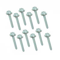 Tornillo Techo Punta Corriente Galva 1/4 X 1" 12 Unidades