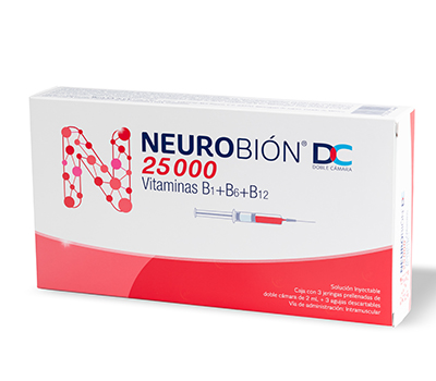 NEUROBION DC 25000 SOLUCION INYECTABLE ( 3PACK )
