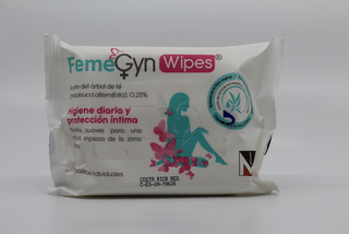 Femegyn WIPES Flow Pack, Higiene intima diaria 15 unidades