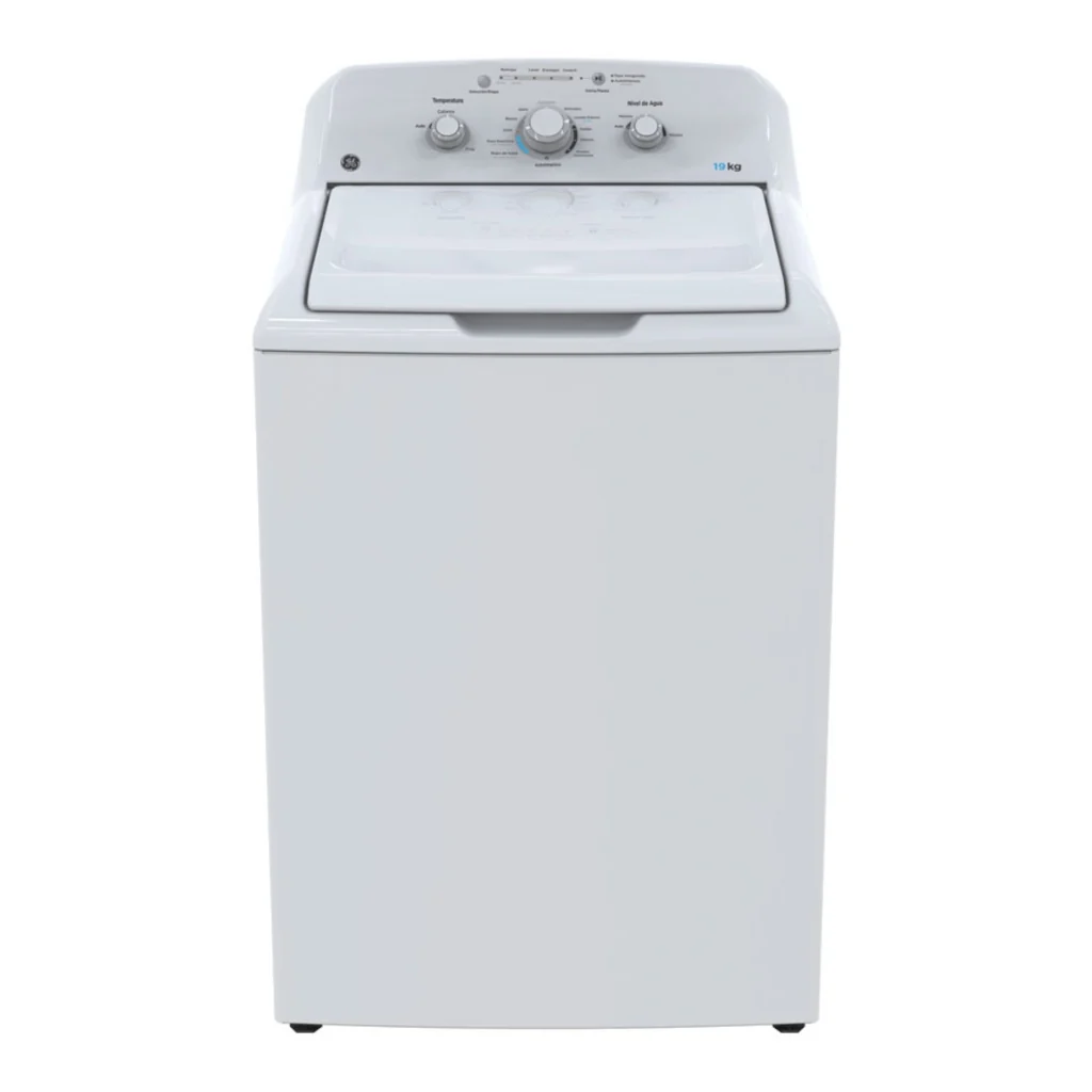 Lavadora Automática General Electric Aqua Saver Green 19Kg Blanca LGA79113CBAB0