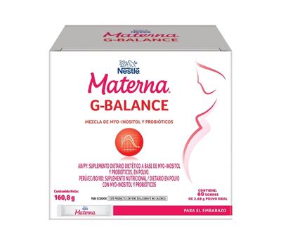 Materna G-Balance Myo-Inositol y Probióticos x60 sobres