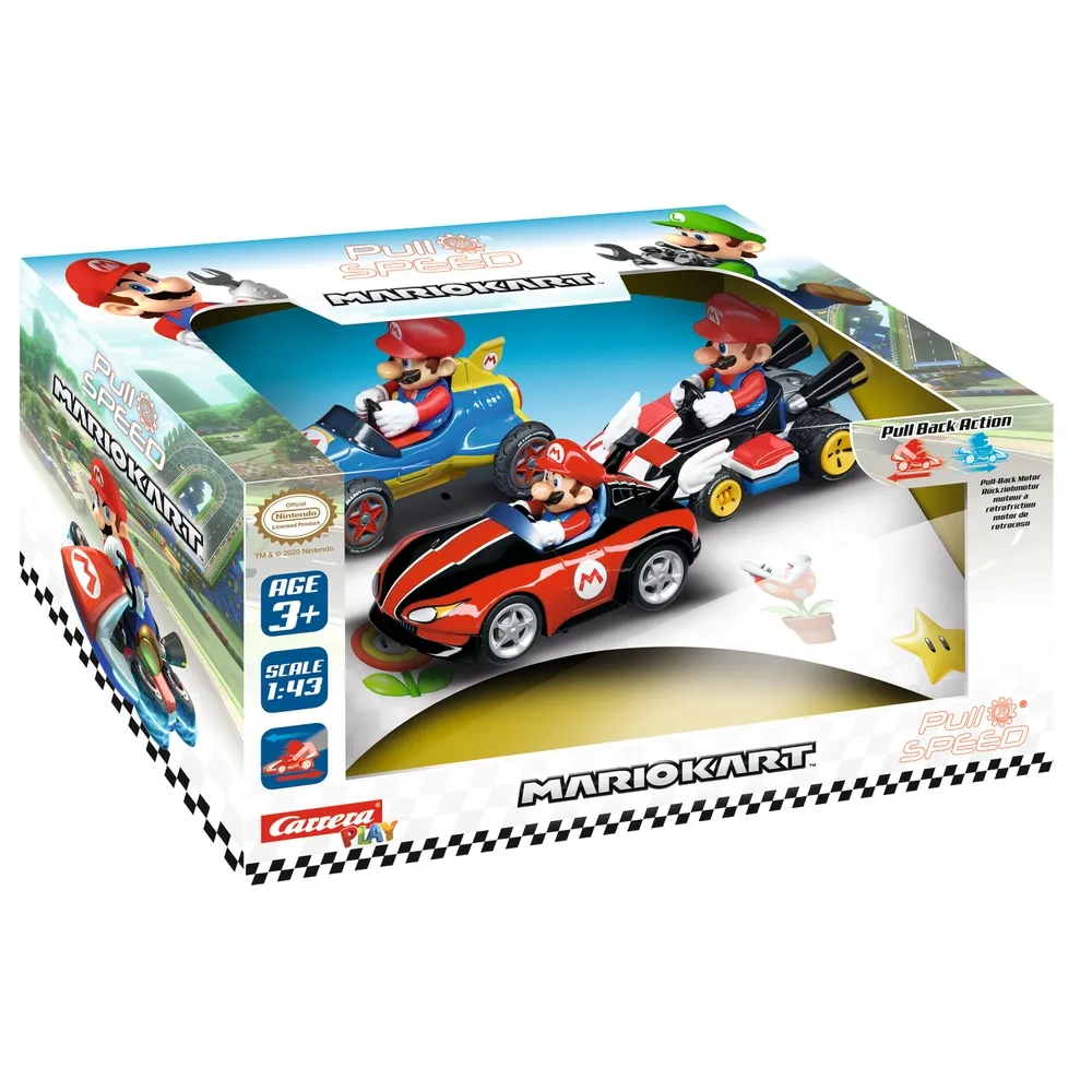 Auto Nintendo de carrera blister Mario Kart Surtido