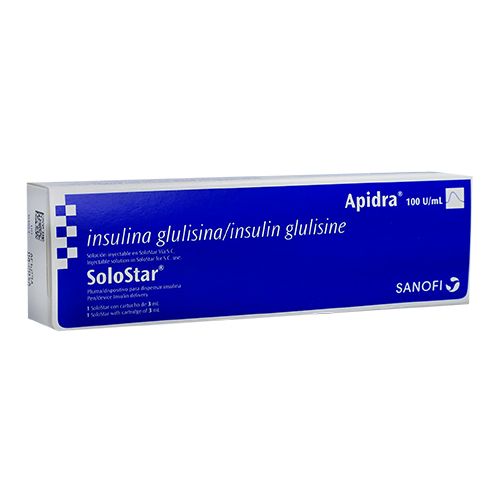 APIDRA AMPOLLA 100 UI