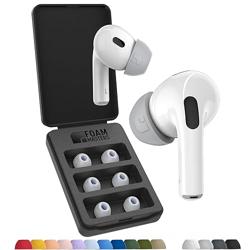 Foam Masters Premium Memory Foam Ear Tips for AirPods Pro 12 Gr