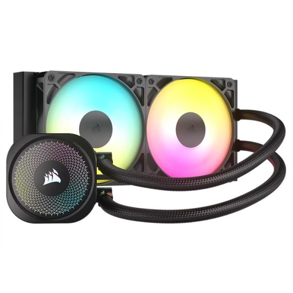 Enfriamiento Liquido Corsair Nautilus 240 RS ARGB AIO 240MM – Negro