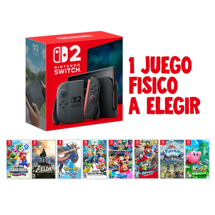 Consola Nintendo Switch 2 + 1 juego a elegir Edición Switch 1