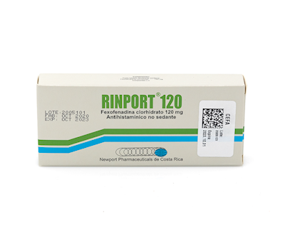 RINPORT 120 mg x 10 TABLETAS
