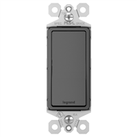 Apagador Triple 3 Vias 15 A Negro Radiant