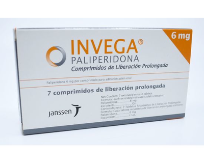 Invega 6 mg 7 tabletas