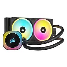 Enfriamiento Liquido Corsair RGB Icue H100I Elite LCD AIO 240MM – Negro