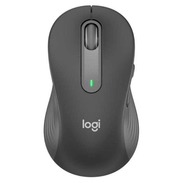 Mouse Logitech Signature M650 / Receptor 4000 DPI para Zurdos Inalámbrico Bluetooth – Negro (910-006231)