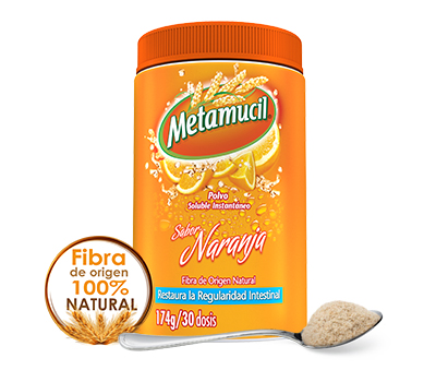 METAMUCIL NARANJA 174 GR 30 DOSIS