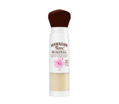 HAWAIIAN TROPIC MINERAL PROTECTOR SOLAR EN POLVO TRANSLUCIDO 30 SPF FPS POLVO 4.25 GRAMOS