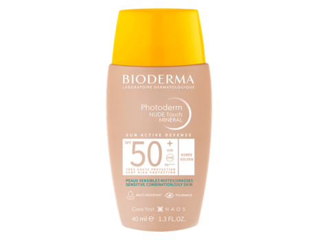 BIODERMA PHOTODERM NUDE TOUCH MINERAL CLAIRE LIGHT SPF50+ PROTECTOR SOLAR 40 ML