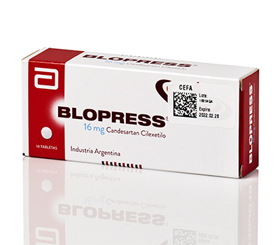BLOPRESS 16MG TABLETAS VIA ORAL