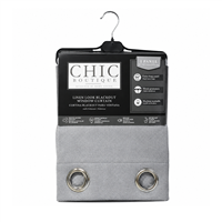Cortina Blackout Gris Chic Boutique