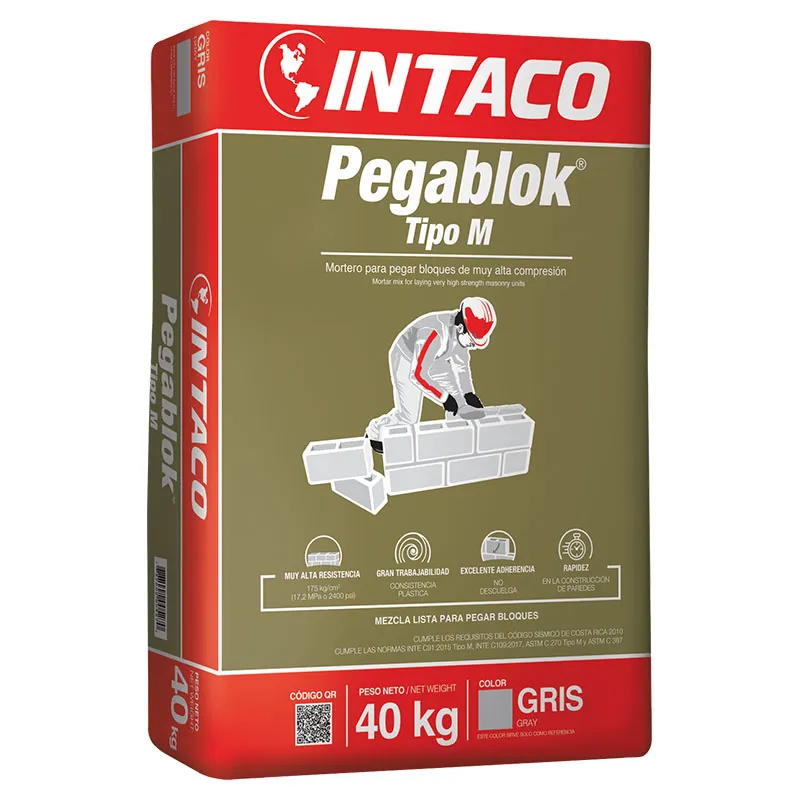 Mortero Pegablok tipo M 40 kg