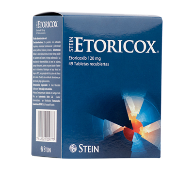 ETORICOX STEIN 120 MG TABLETAS VIA ORAL