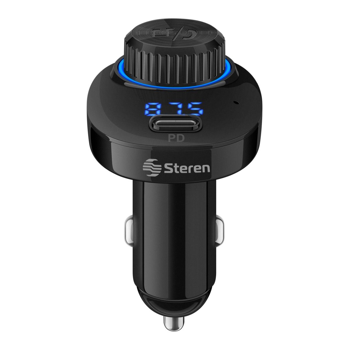 Transmisor FM Bluetooth* con cargador QC 18 W / PD 20 W y reproductor MP3