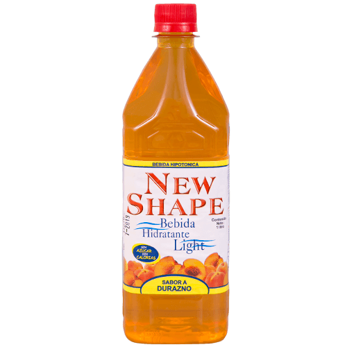 BEBIDA HIDRATANTE NEW SHAPE DURAZNO 1 LT