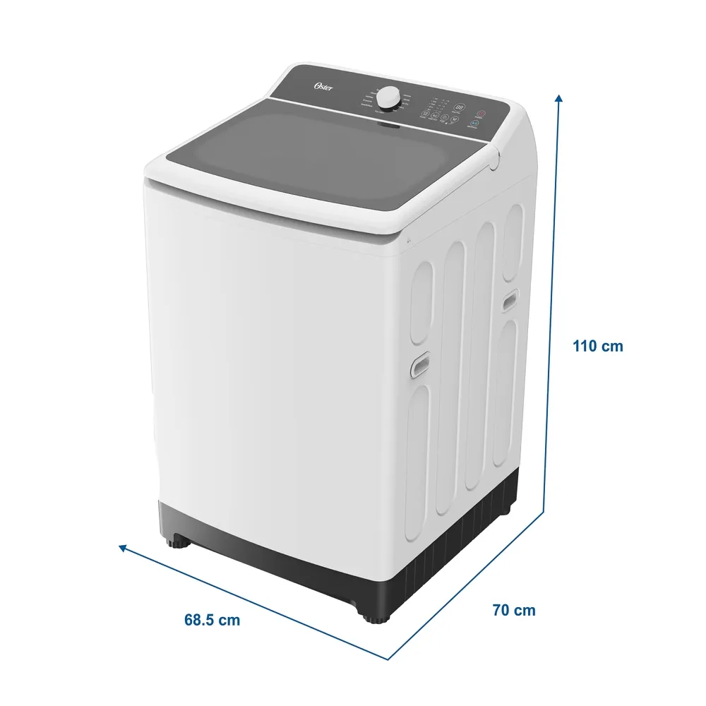 Lavadora Digital OSTER OS-WSMDW20W Blanca con Capacidad 20 kg
