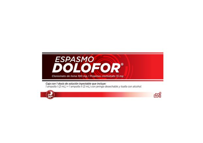 ESPASMO DOLOFOR 100MG/15 X 1 DOSIS
