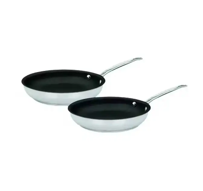 Cuisinart Juego de Sartenes 2 Piezas INOX 722911NSP1