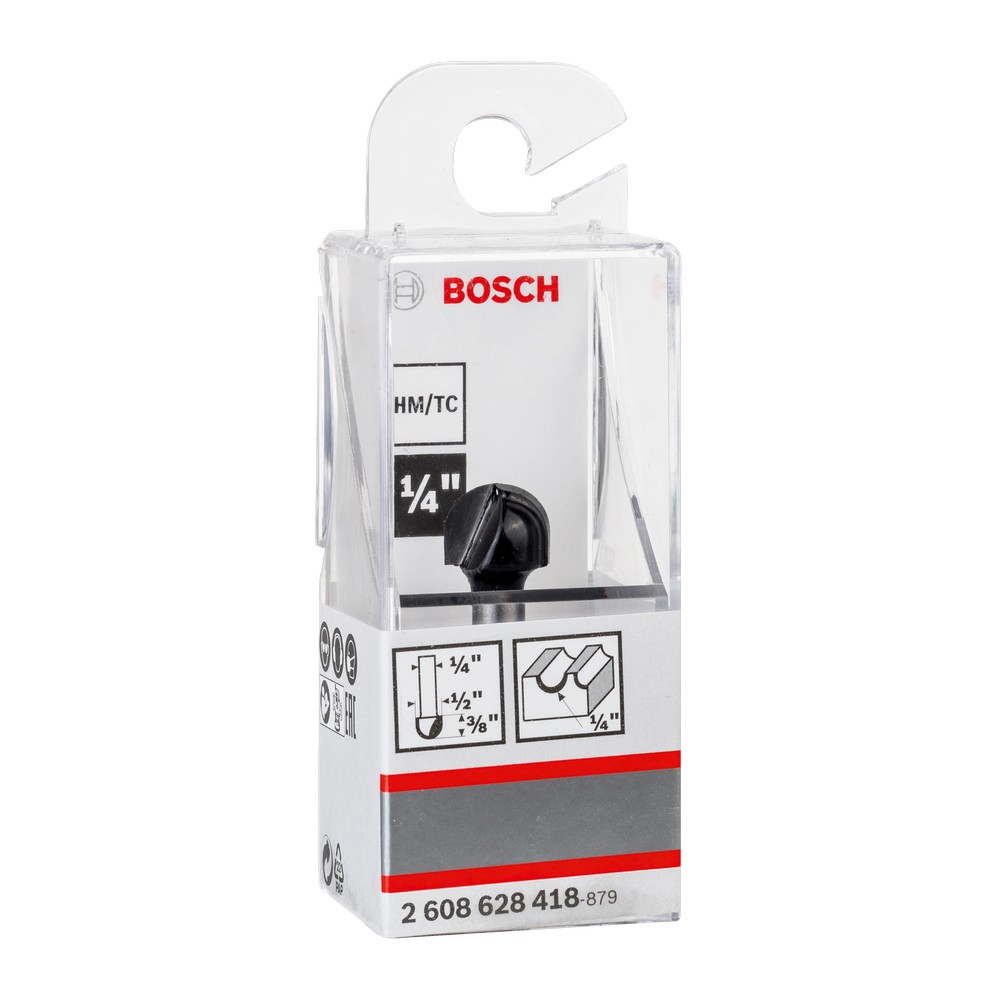 Broca para router media caña 1-4x1-2 pulg