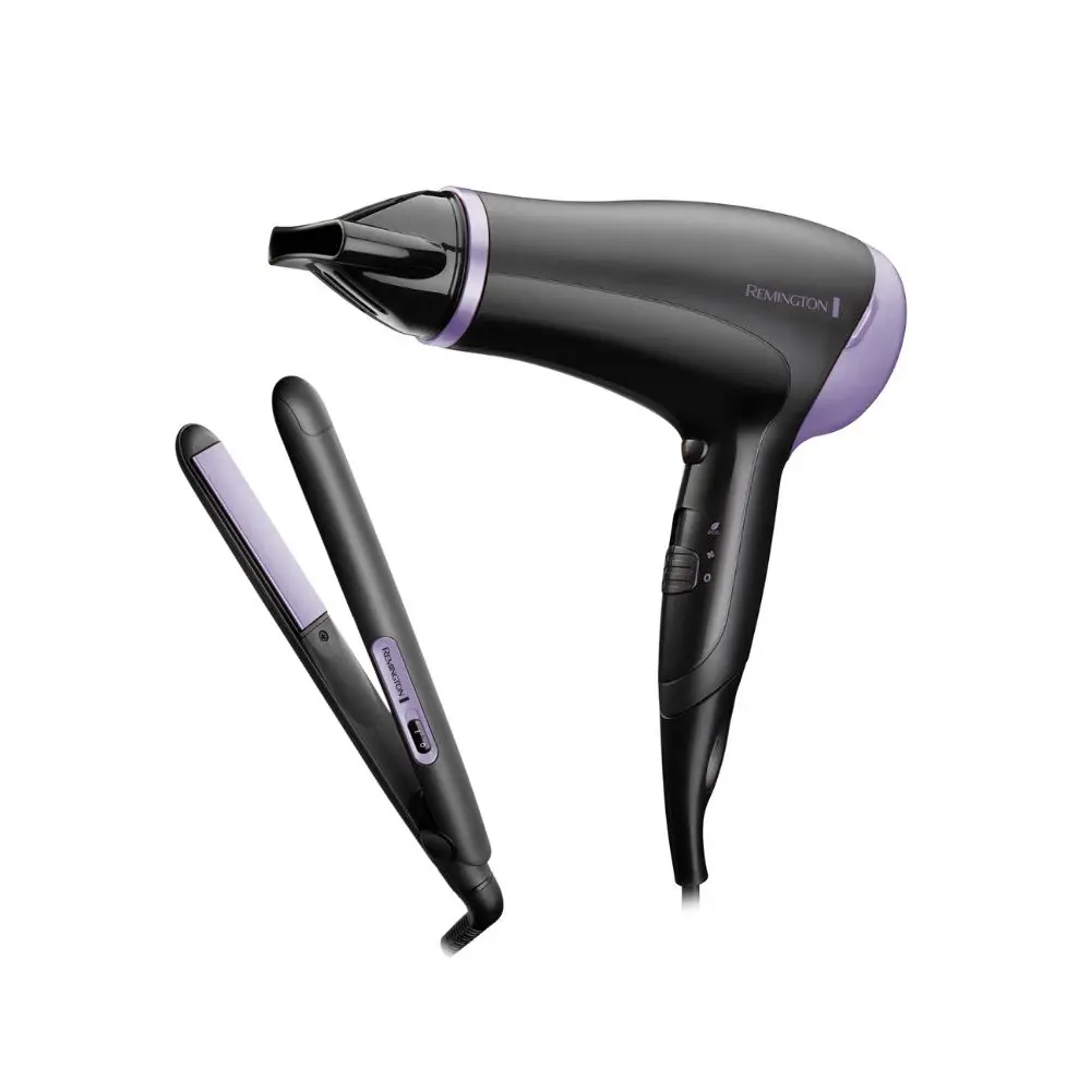 Combo secadora + alisadora Remington Negro D3016GP-110F