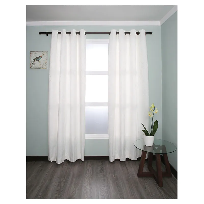 Cortina blackout estampado blanco 229 x 137 cm (Precio por pieza)