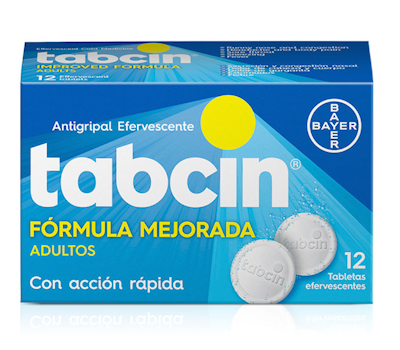 TABCIN ADULTO EFERVESENTE 12 TABLETAS VÍA ORAL